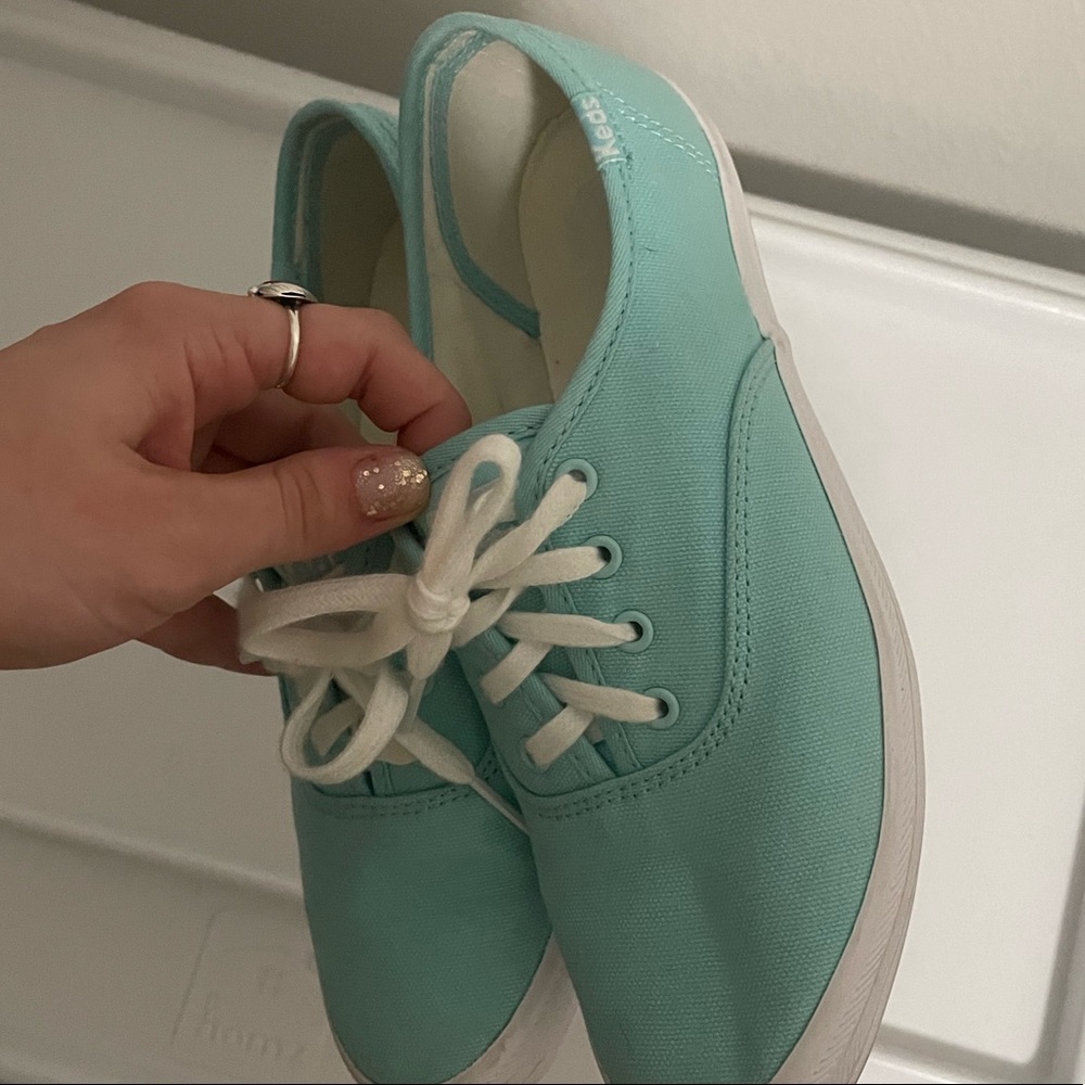 Turquoise Keds size 5 womens - worn a few times